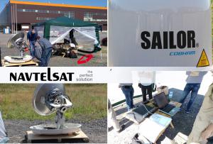 Компания Navtelsat провела испытания СЗС спутниковой связи VSAT, типа "SAILOR 900 VSAT"