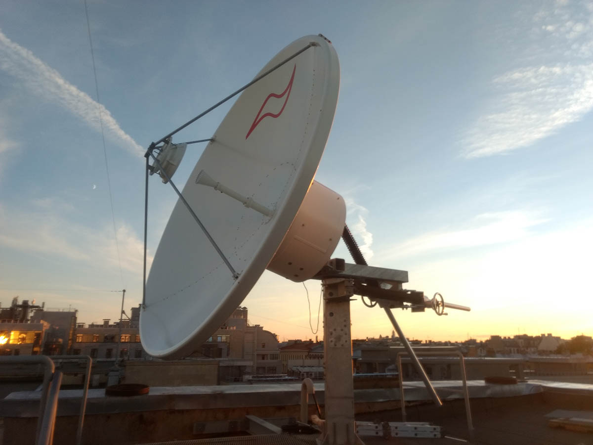 Компания Navtelsat успешно завершила проект по установке и вводу эксплуатацию приемного антенного поста на базе АФС ASC Signal ESA37 3,7 м Ku-диапазона
