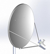 Фиксированная антенна VSAT Skyware global type 183 (62-1834011 RxTx C-диапазон 1,8 м class III)