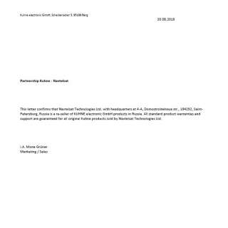 KUHNE electronic authorization letter