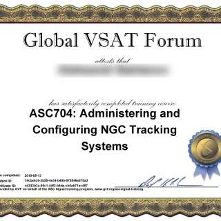 ASC704: Administering and Configuring NGC Tracking Systems